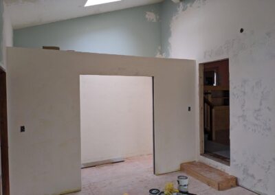 Interior remodel in progress