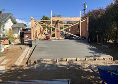 Garage - job in progress